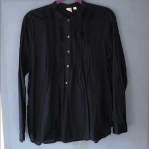 Gap pin-tuck popover in navy dot